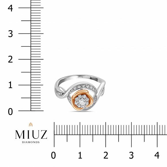 Кольцо с бриллиантами R01-34056 - Фото 2