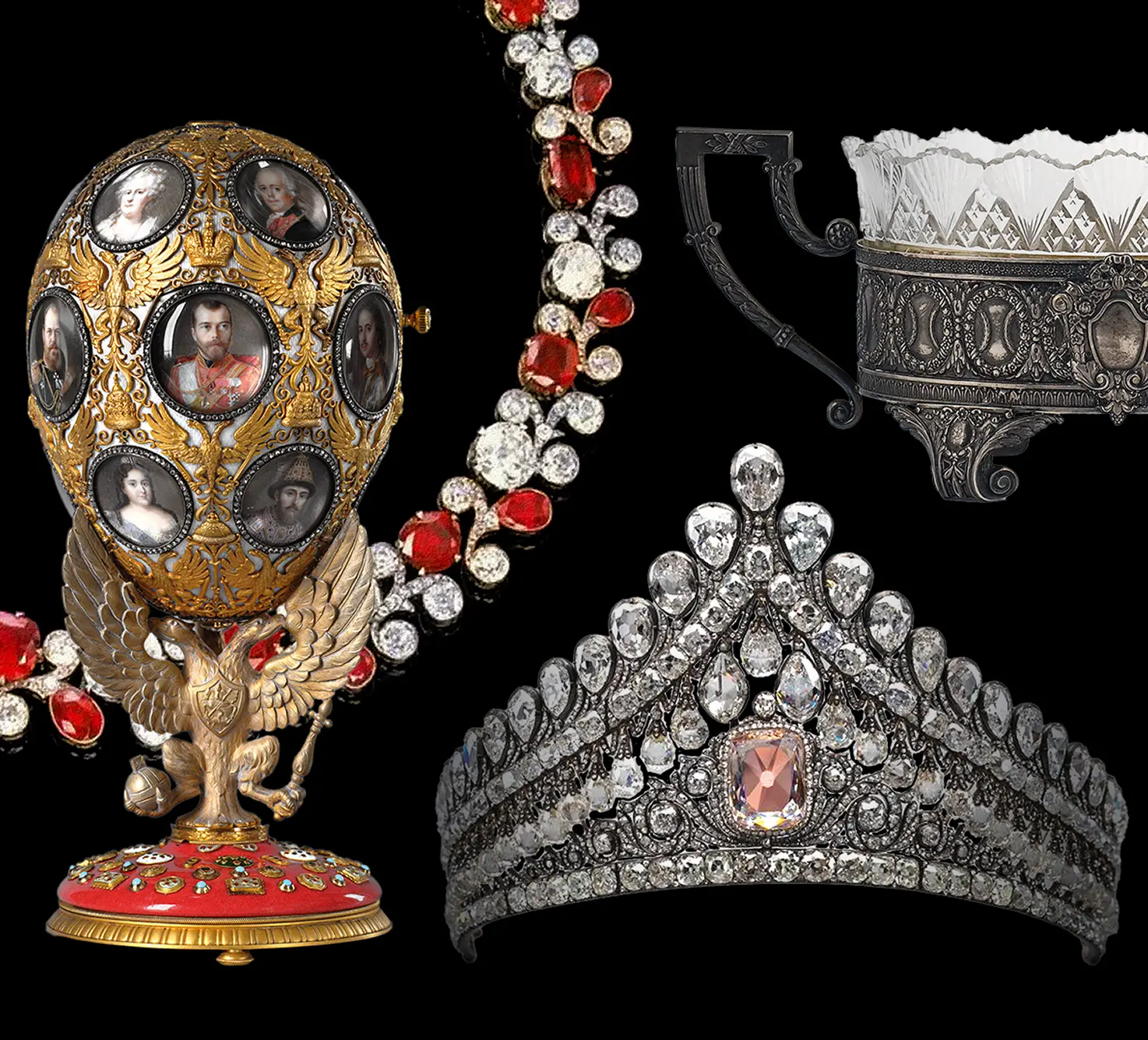 Произведения ювелирного искусства российских мастеров XIX - XX веков