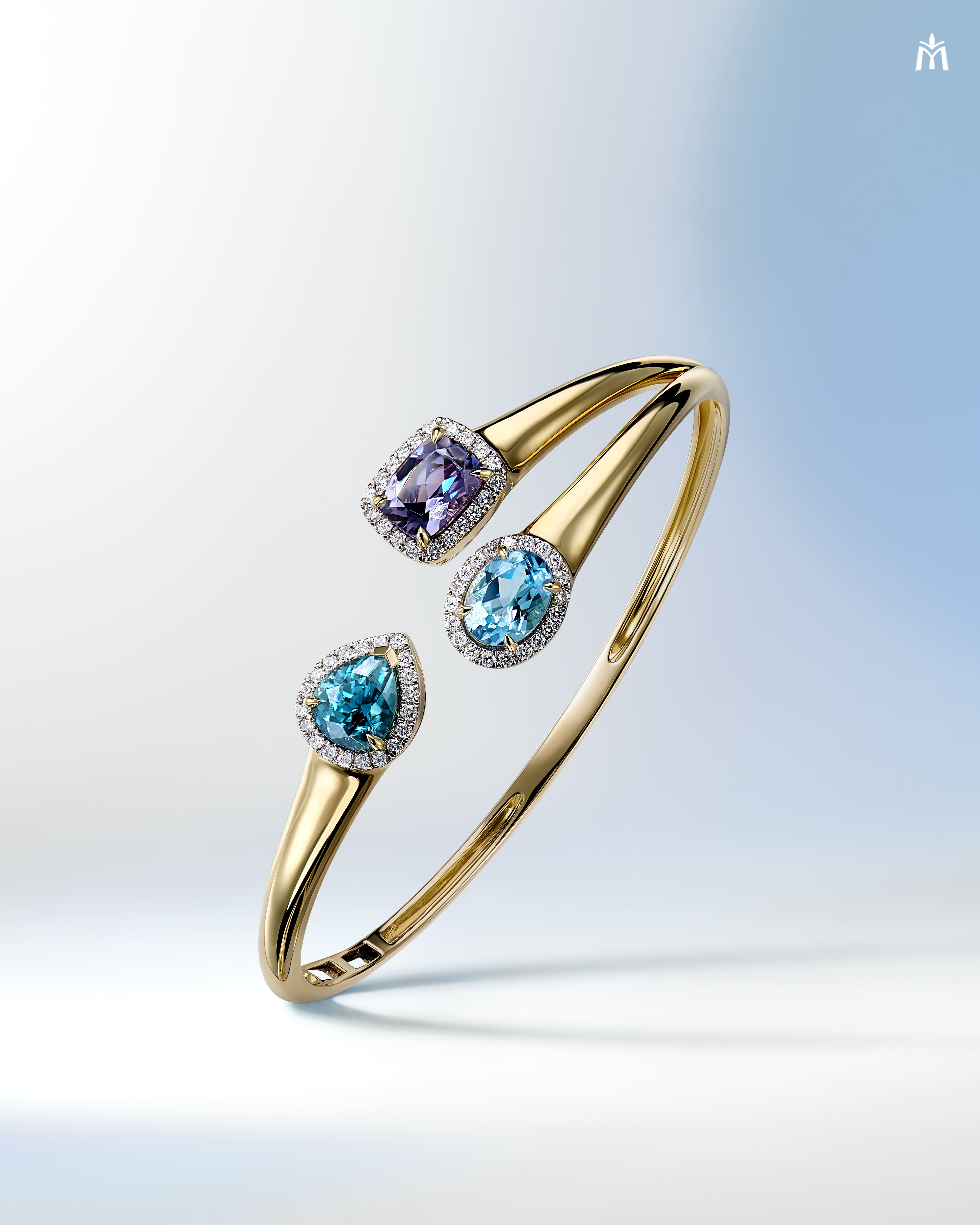 Бирюзовые цирконы