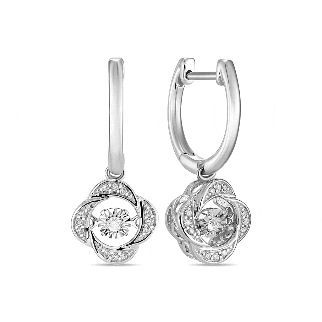 Серьги с бриллиантами