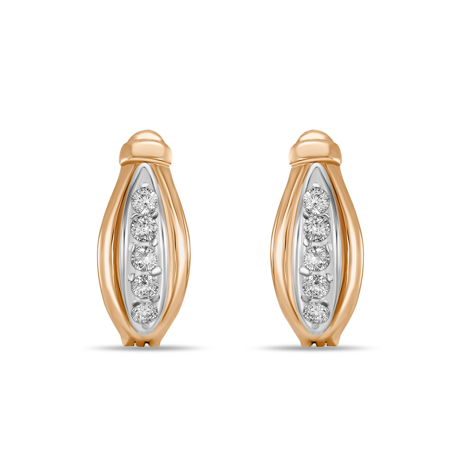 

Серьги с фианит, Красный, Серьги с фианит