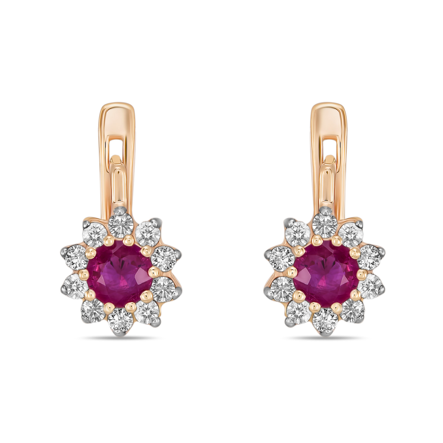 

Серьги МЮ3, Серьги с рубинами и фианит Артикул: E4150-C-ER1399R