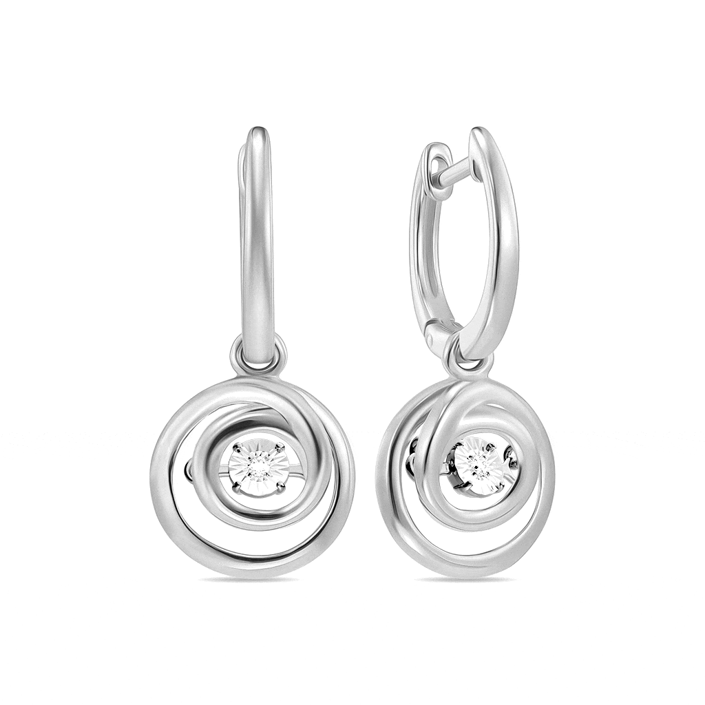 Серьги с бриллиантами - фото 1 Серьги с бриллиантами - фото 1