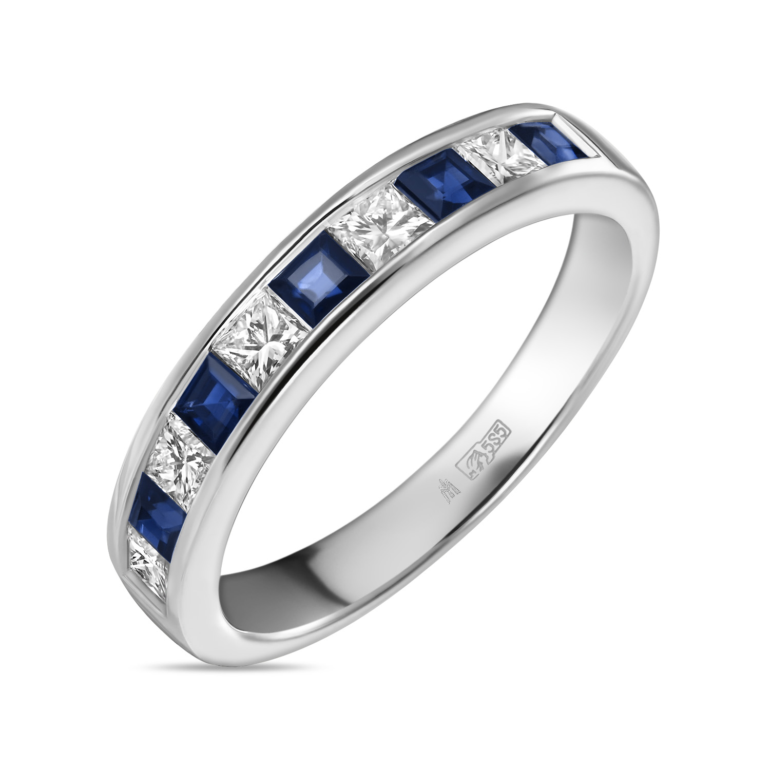 

Кольцо МЮ3, Кольцо с бриллиантами и сапфирами Артикул: R755-39980R042