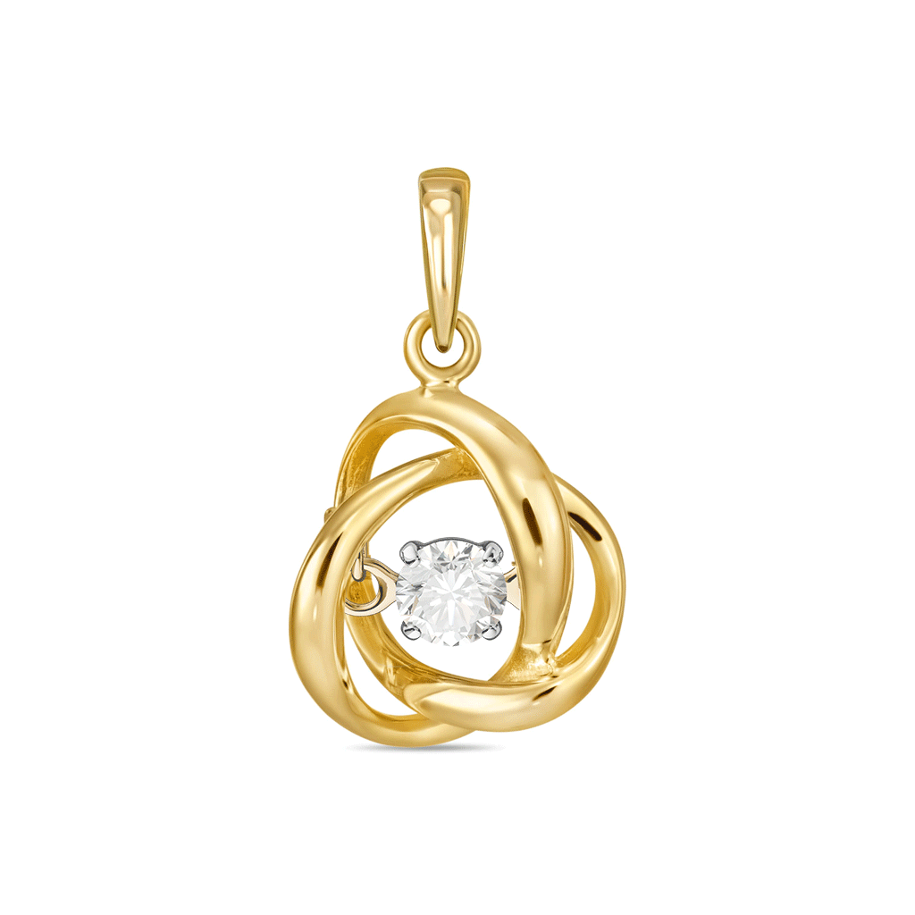 Подвеска с бриллиантом