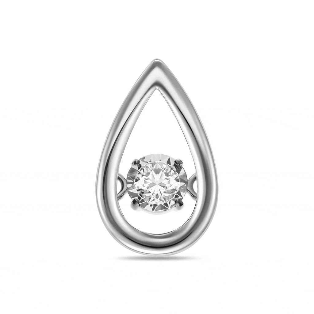 Подвеска с бриллиантом