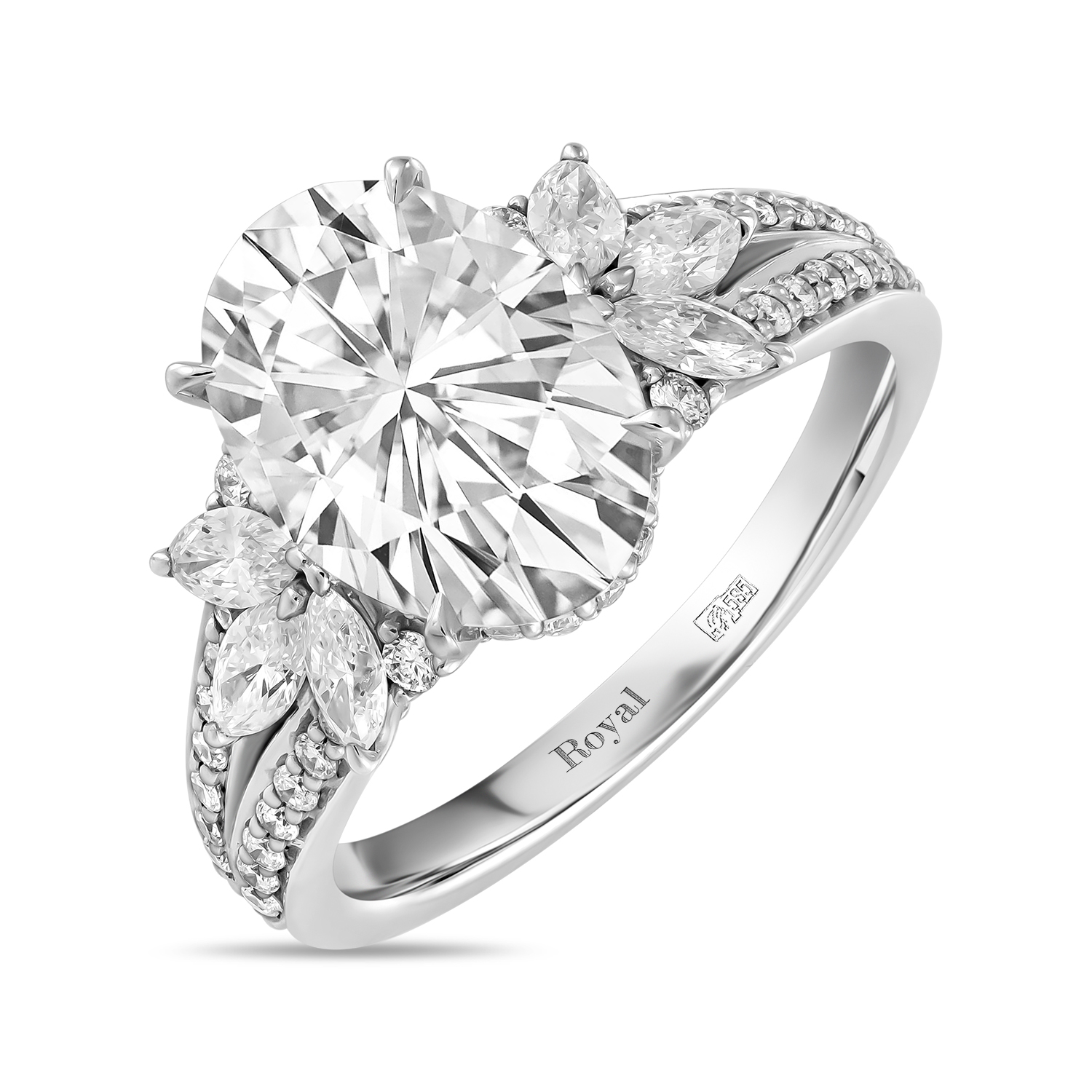 

Кольцо МЮ3, Кольцо с бриллиантами Артикул: R01-ROYAL198-W-300