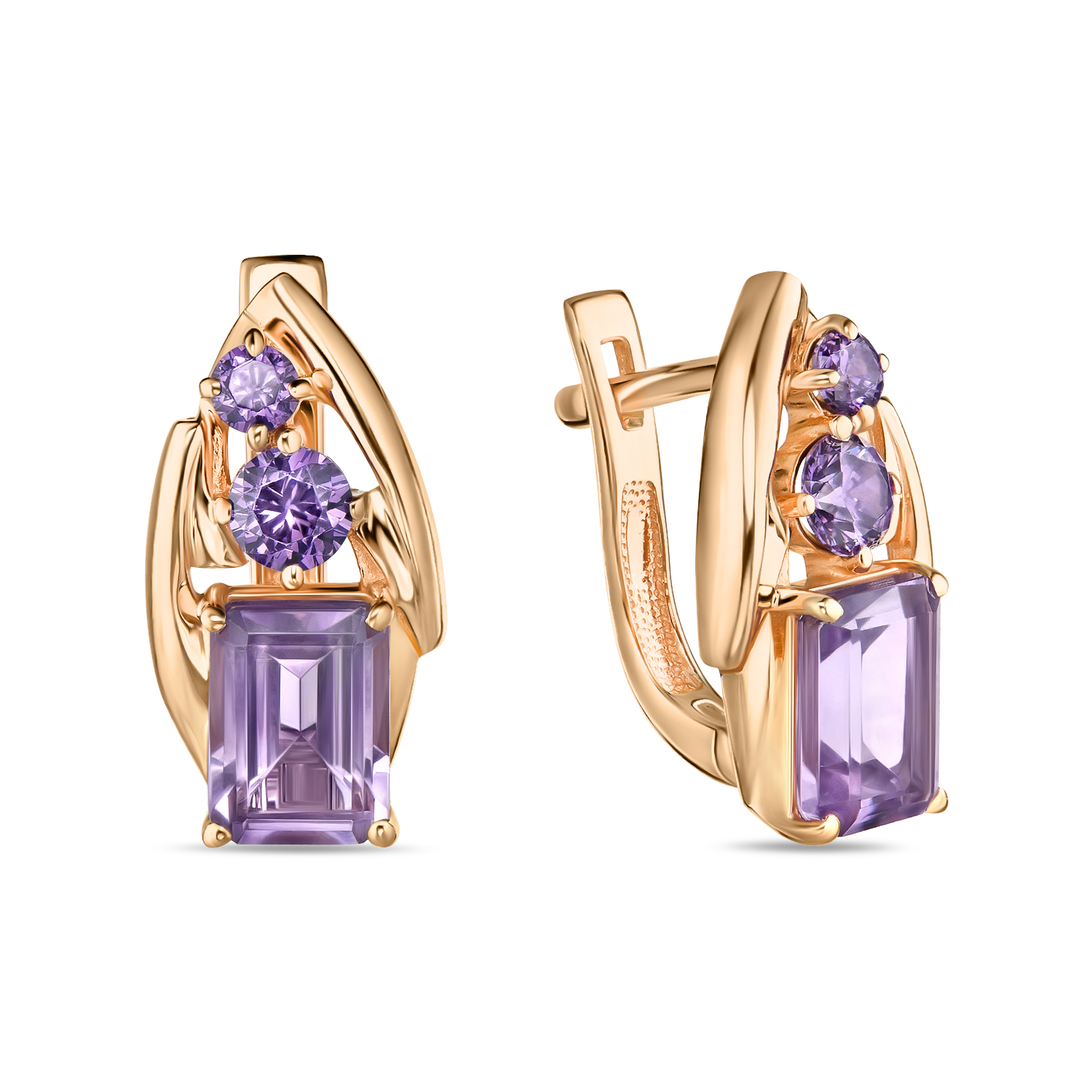 

Серьги МЮ3, Серьги с аметистами Артикул: E2020-094329-AM