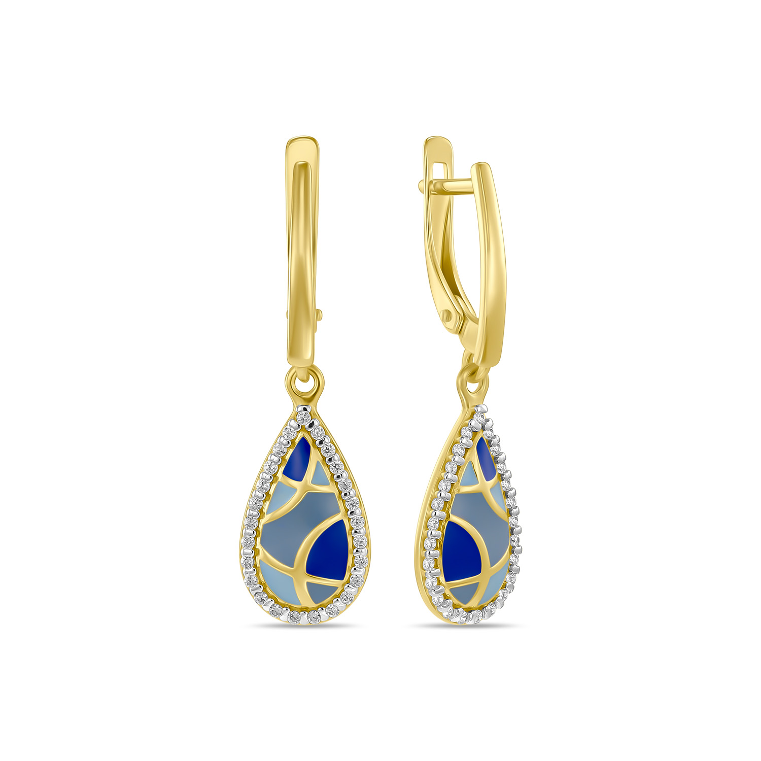 

Серьги МЮ3, Серьги с фианитами и эмалью Артикул: E2031-93-121-01582-2