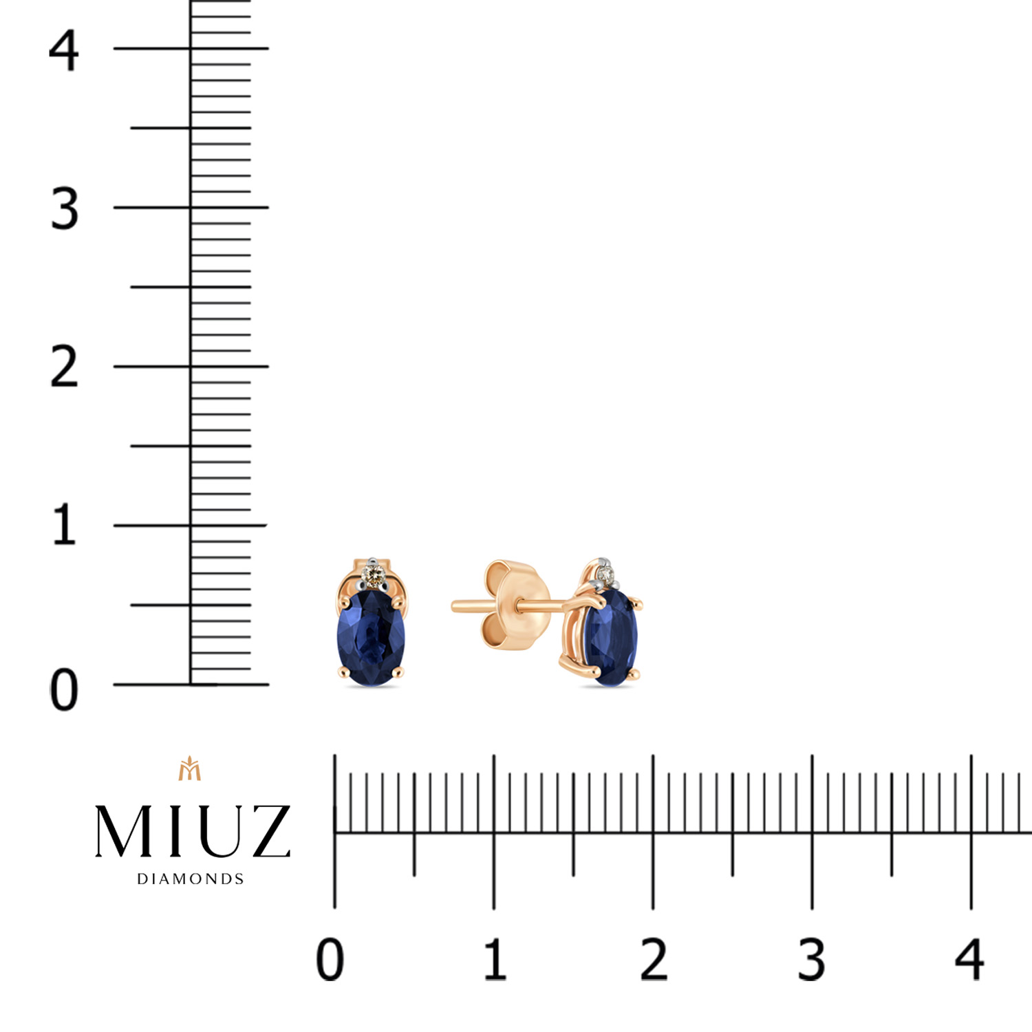 

Серьги с бриллиантами и сапфирами, Красный, Серьги с бриллиантами и сапфирами