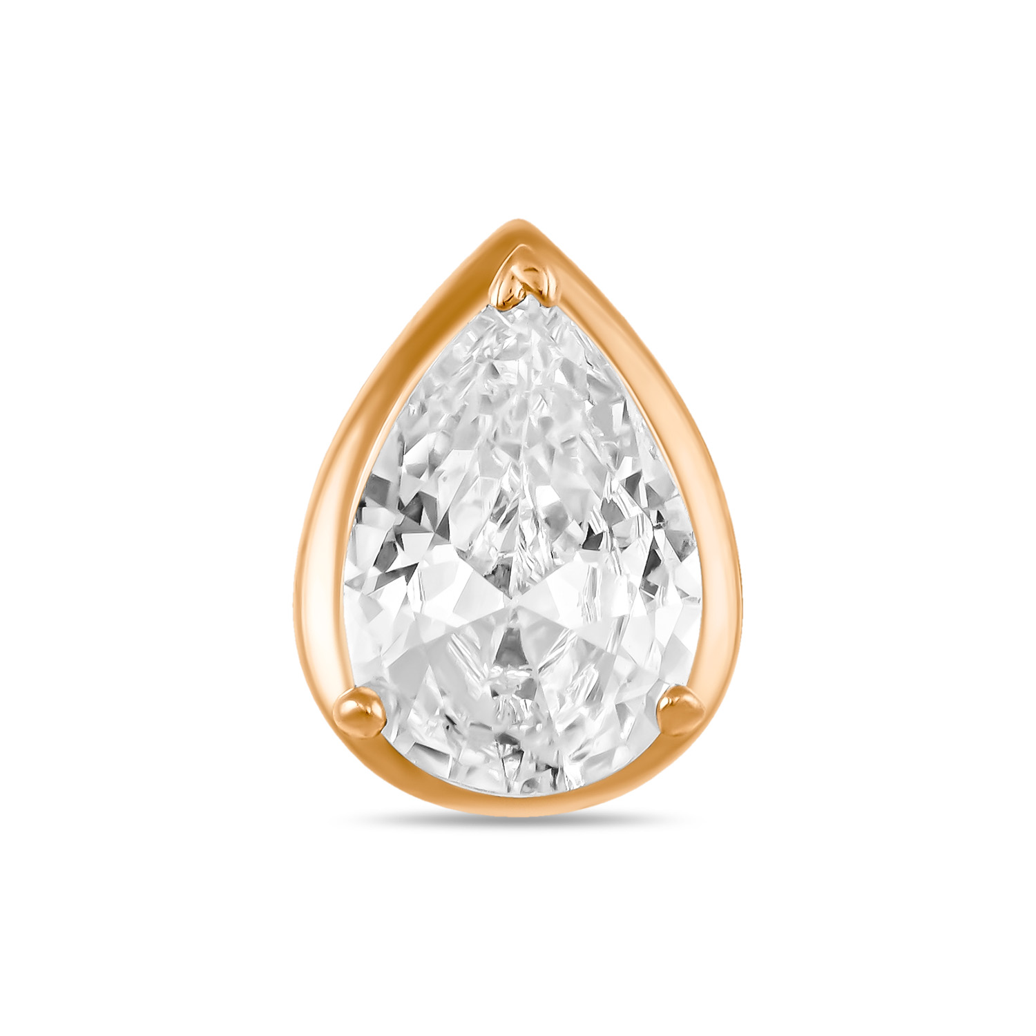 

Подвеска с фианитом, Красный;желтый, Подвеска с фианитом