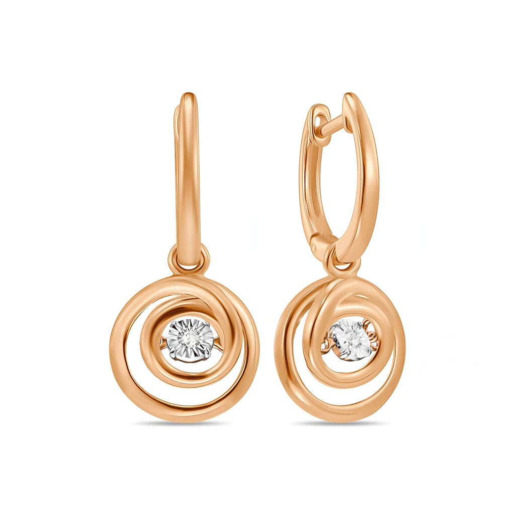 Серьги с бриллиантами