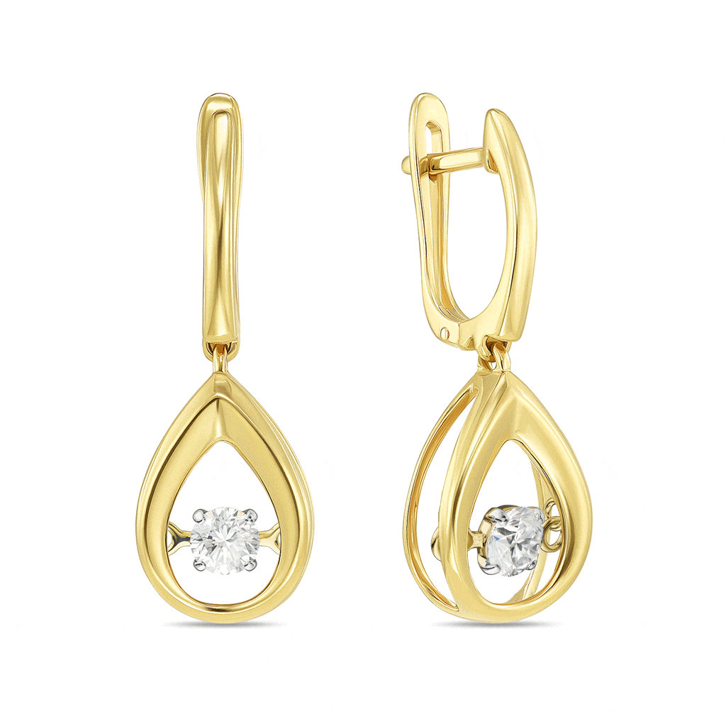 Серьги с бриллиантами