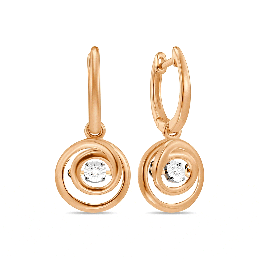 Серьги с бриллиантами