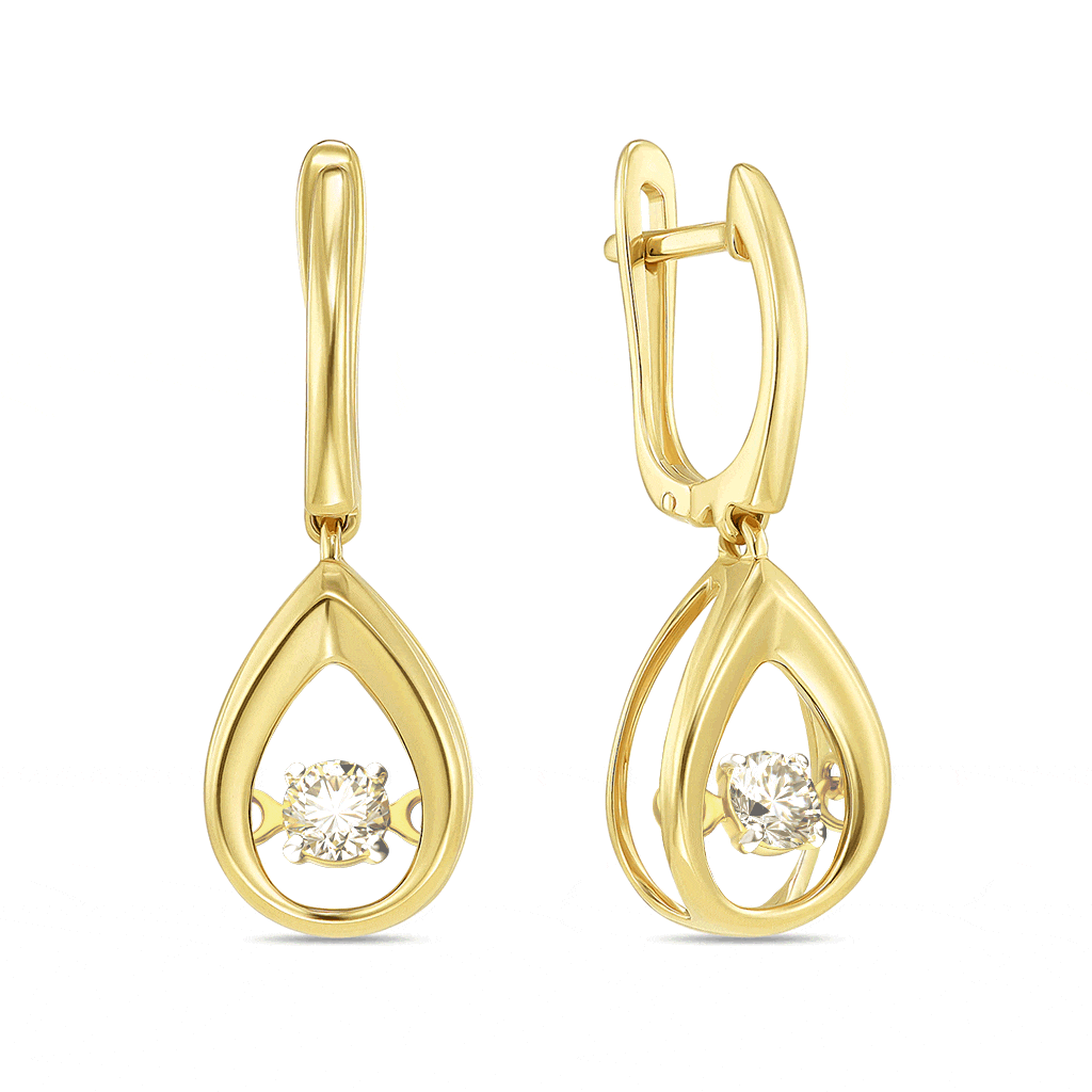 Серьги с бриллиантами