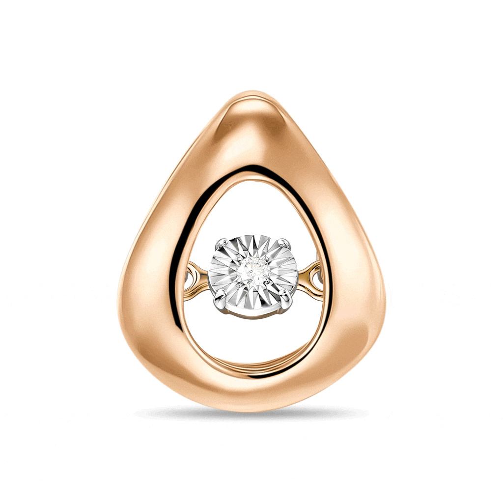 Подвеска с бриллиантом