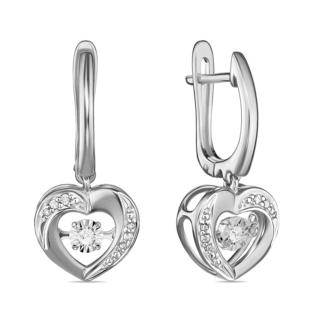 Серьги с бриллиантами