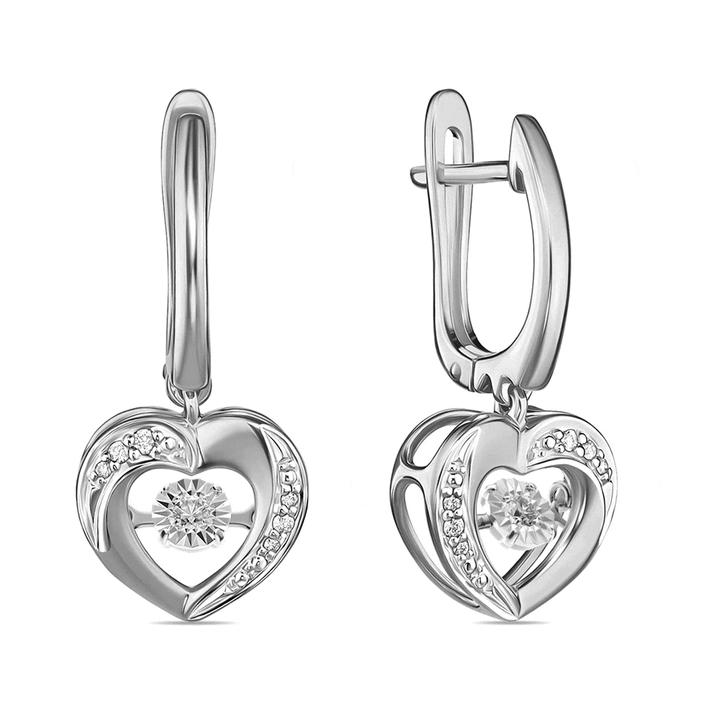 Серьги с бриллиантами