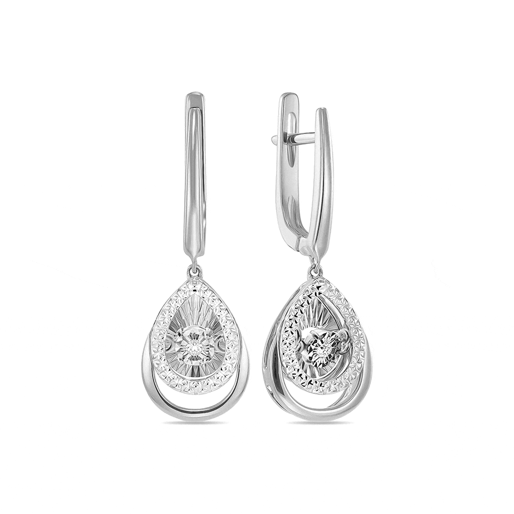 Серьги с бриллиантами