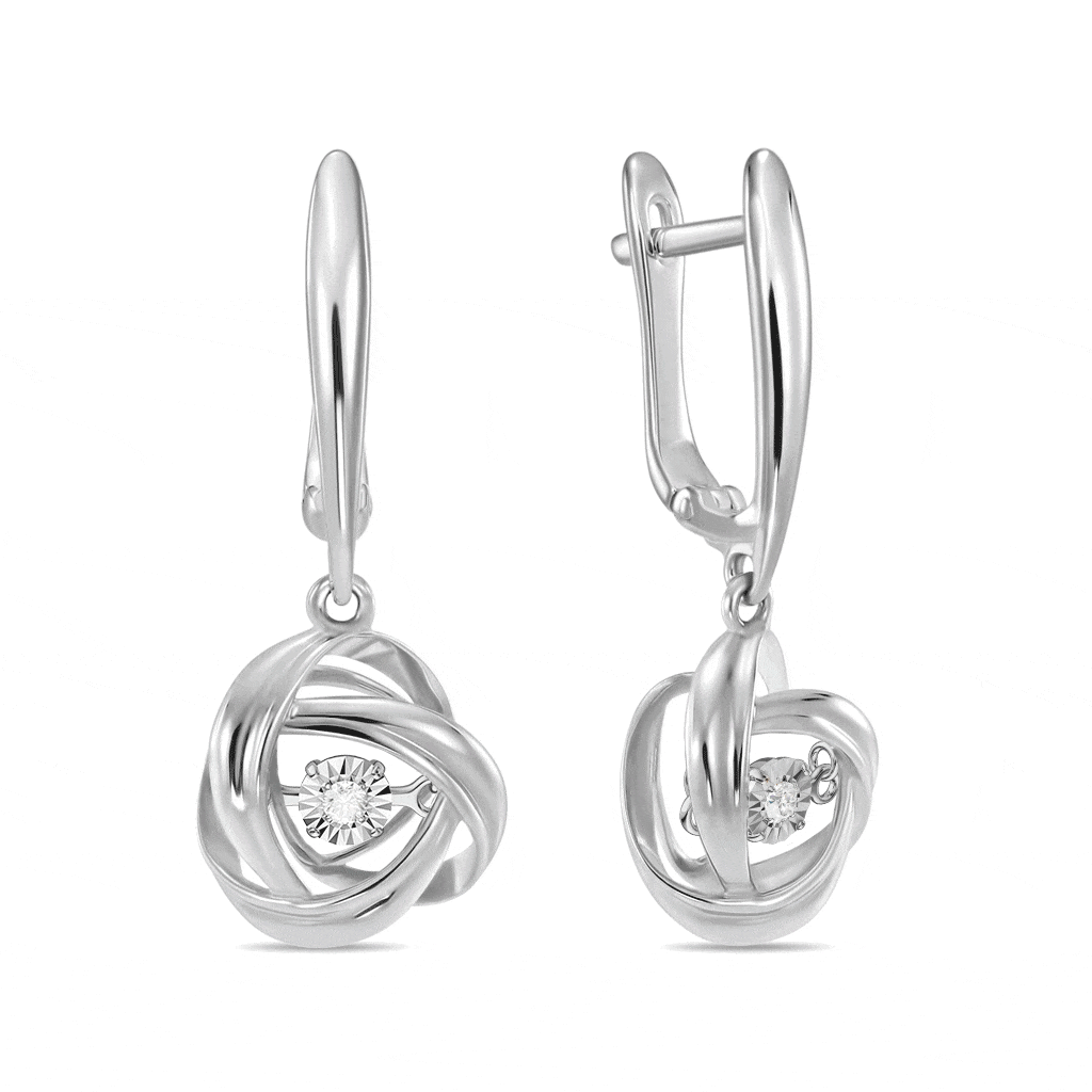 Серьги с бриллиантами