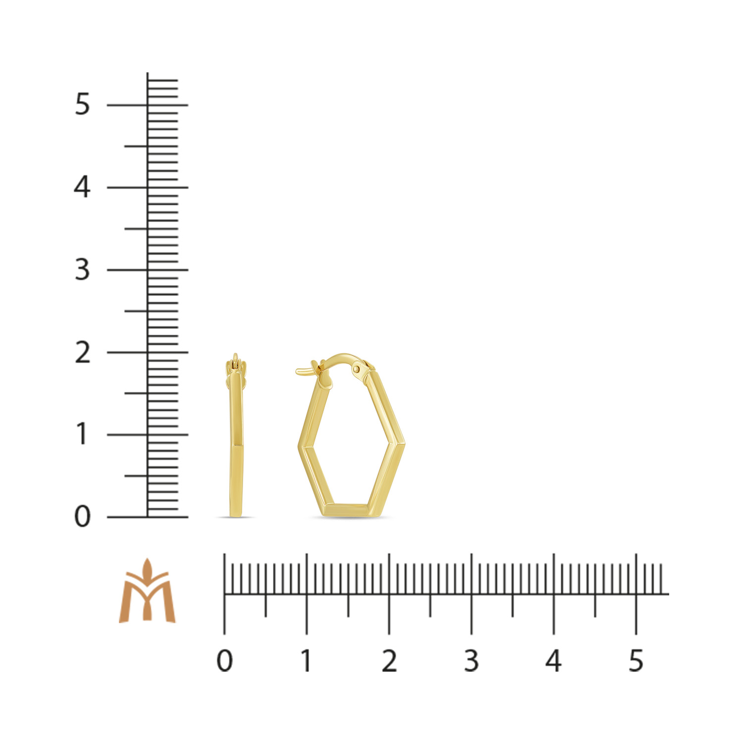 Серьги Желтый, фото 2