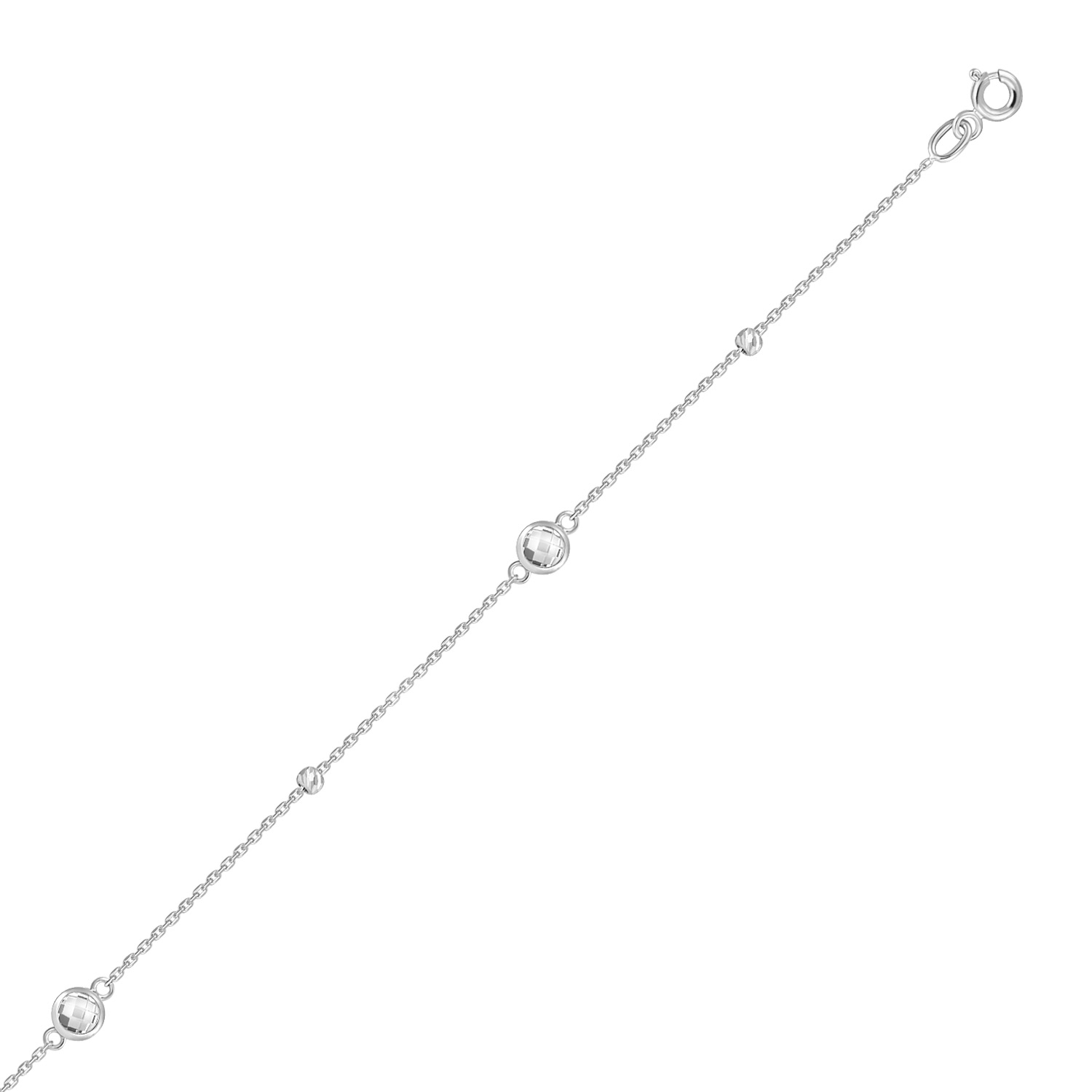 Браслет с фианитами Белый, Желтый, Красный, фото 2