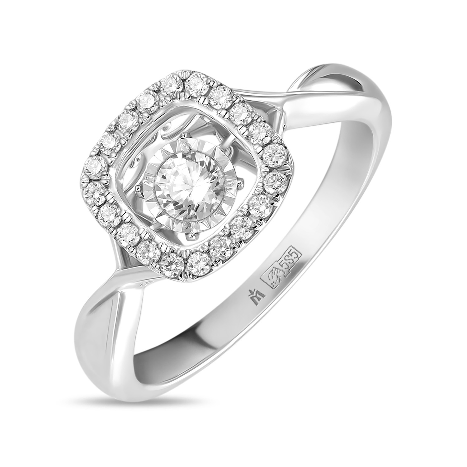

Кольцо МЮ3, Кольцо с бриллиантами Артикул: R178-IGR-23017