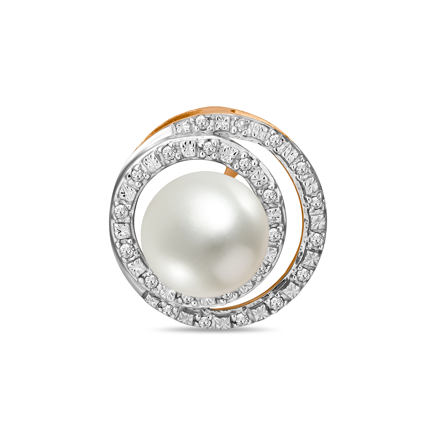 Подвеска МЮЗ Подвеска с бриллиантами и жемчугом