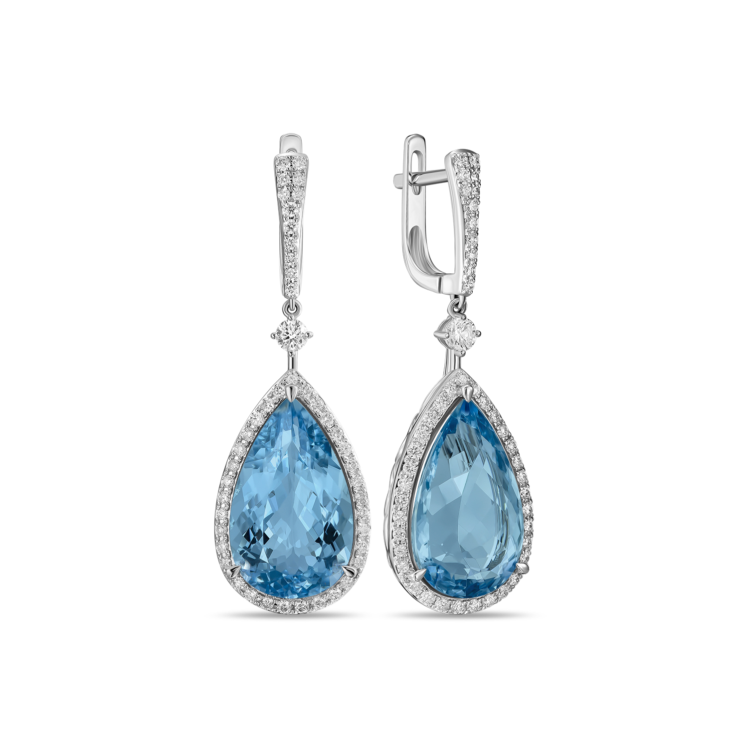 

Серьги МЮ3, Серьги с аквамаринами и бриллиантами Артикул: E108-RL-0129