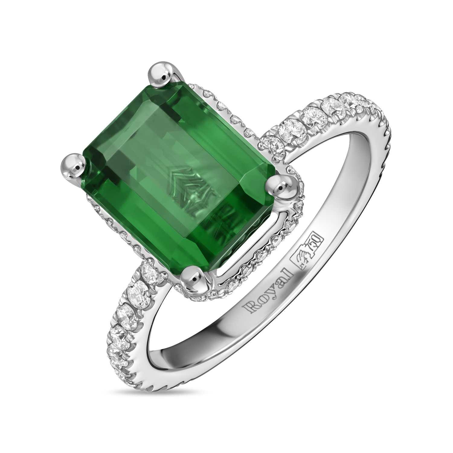 

Кольцо МЮ3, Кольцо с бриллиантами и турмалином Артикул: R4192-SR6587-EM4.0CT
