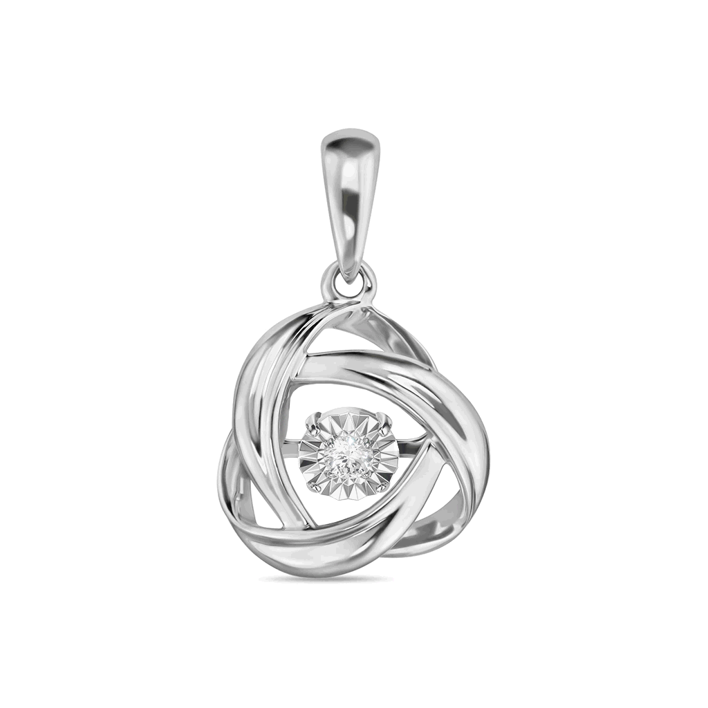 Подвеска с бриллиантом