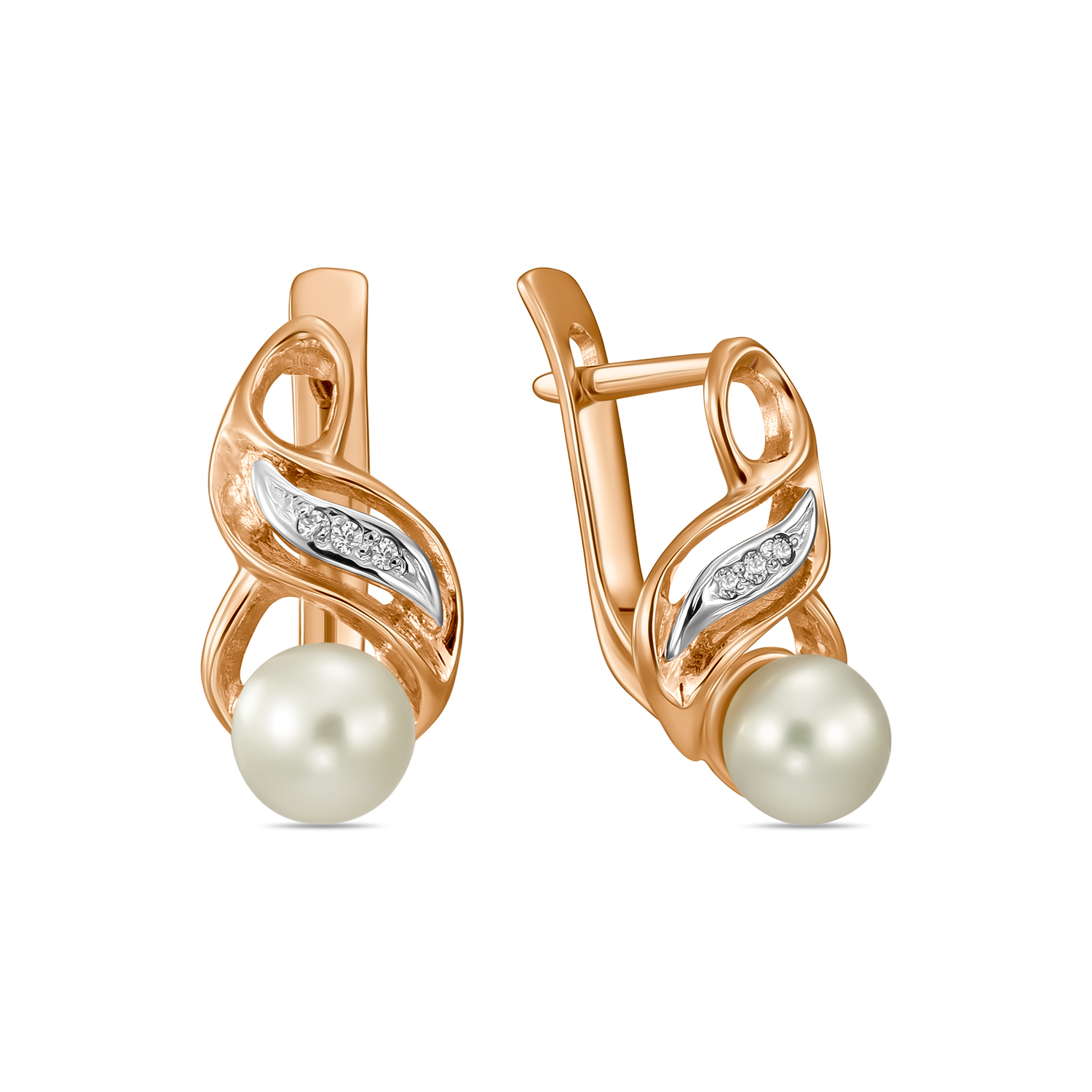 

Серьги МЮ3, Серьги с жемчугом и фианит Артикул: E4150-C-527003