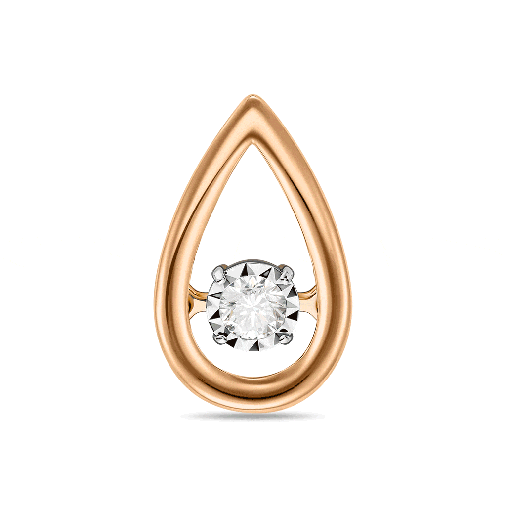 Подвеска с бриллиантом