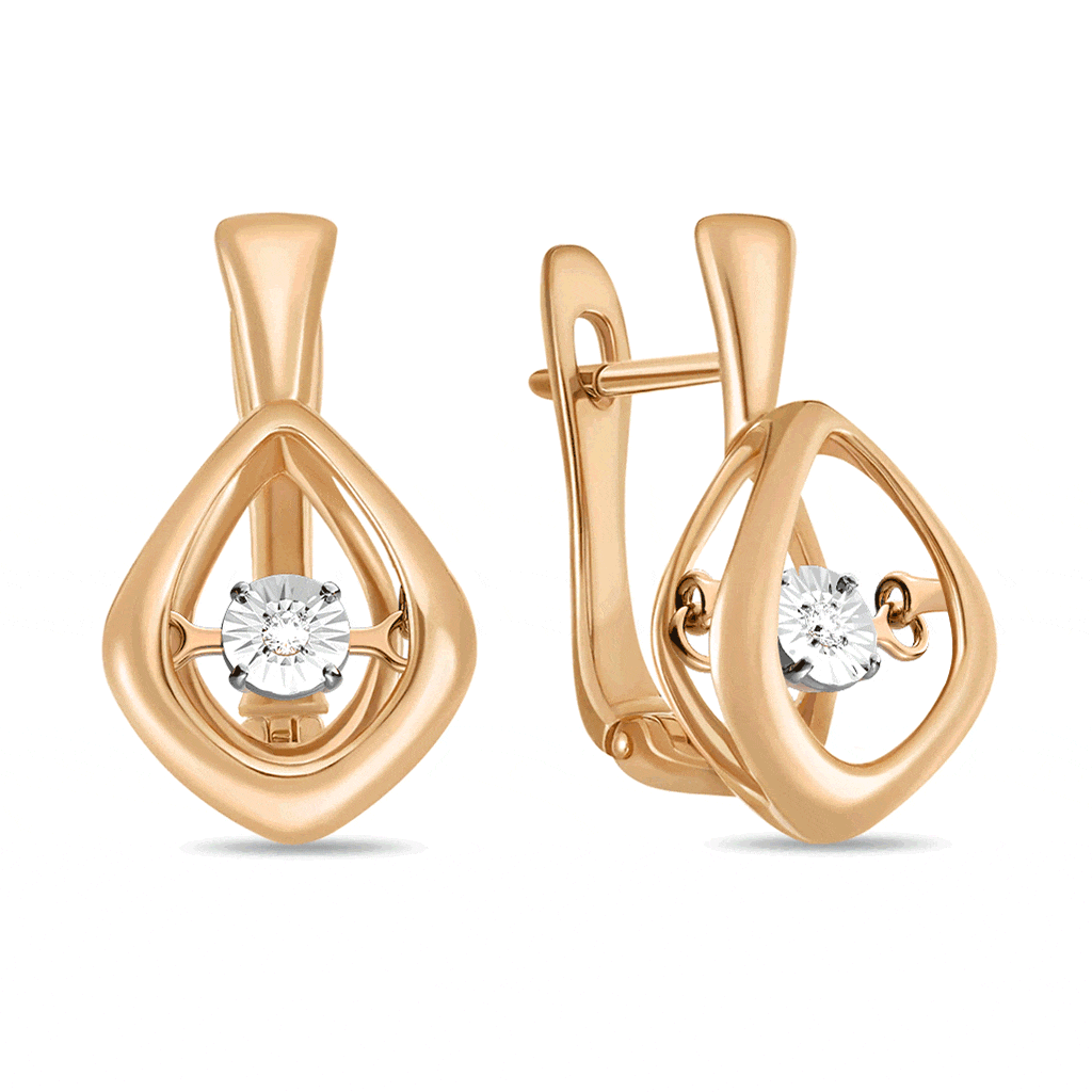 Серьги с бриллиантами