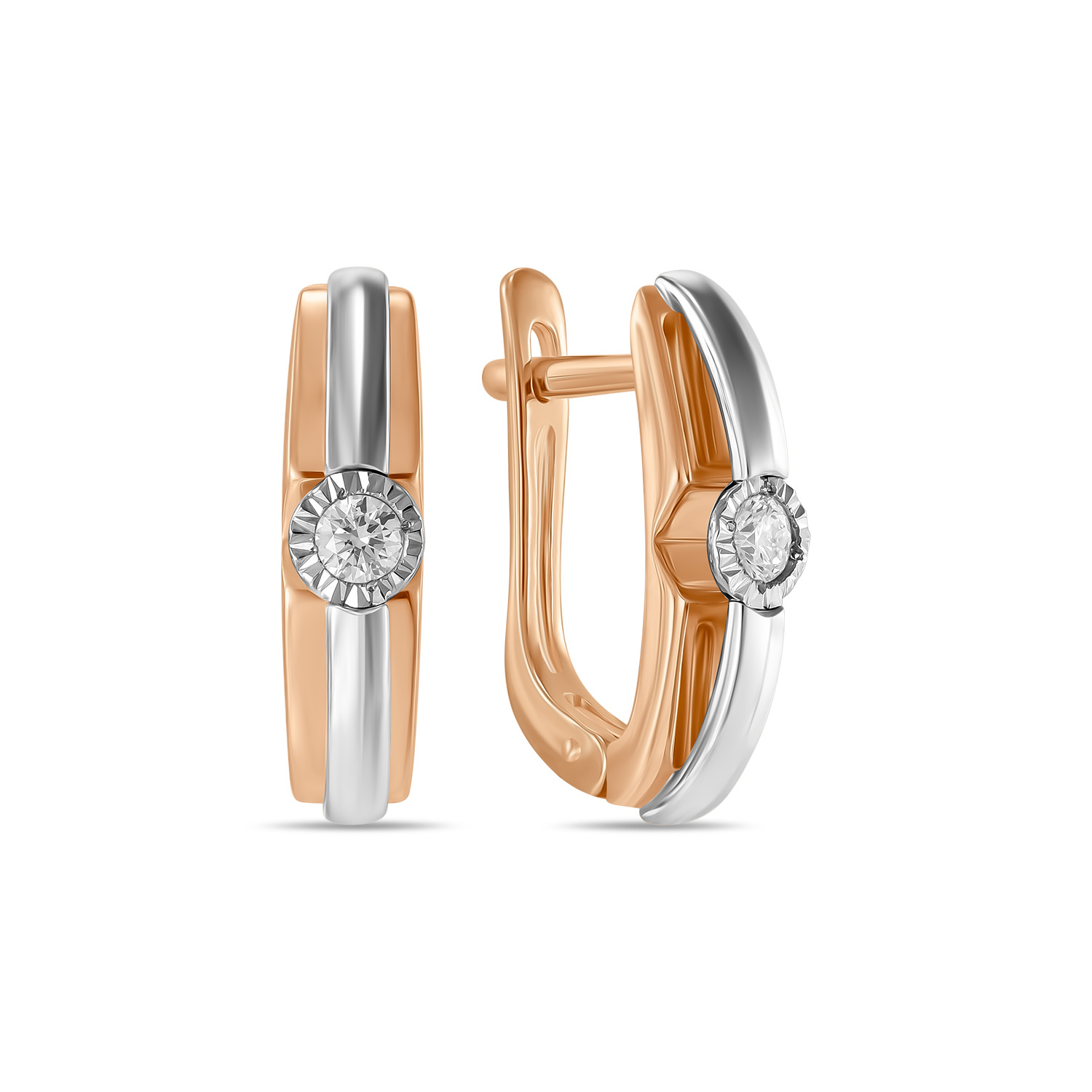 

Серьги с бриллиантами, Красный, Серьги с бриллиантами