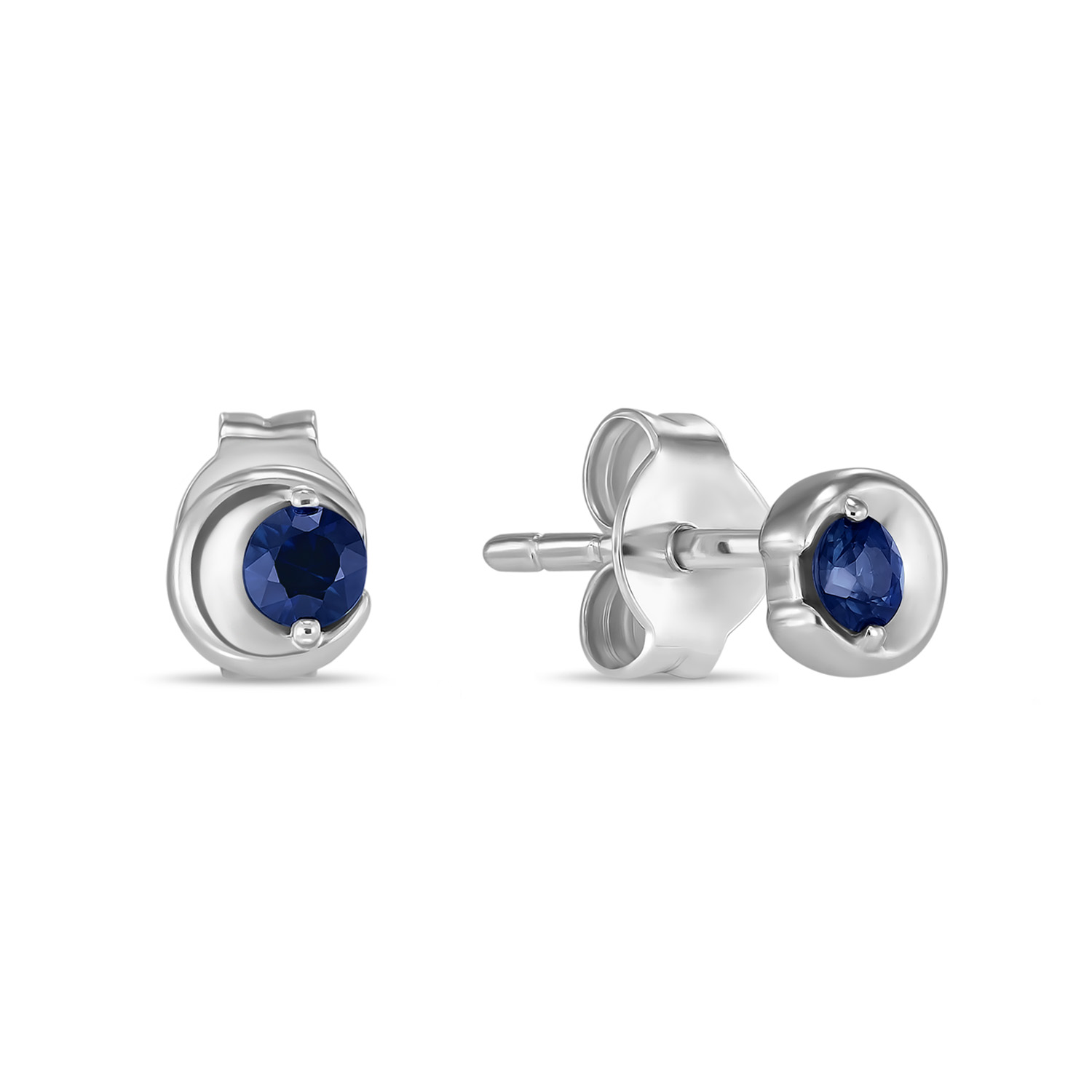 

Серьги с сапфирами, Белый;желтый, Серьги с сапфирами