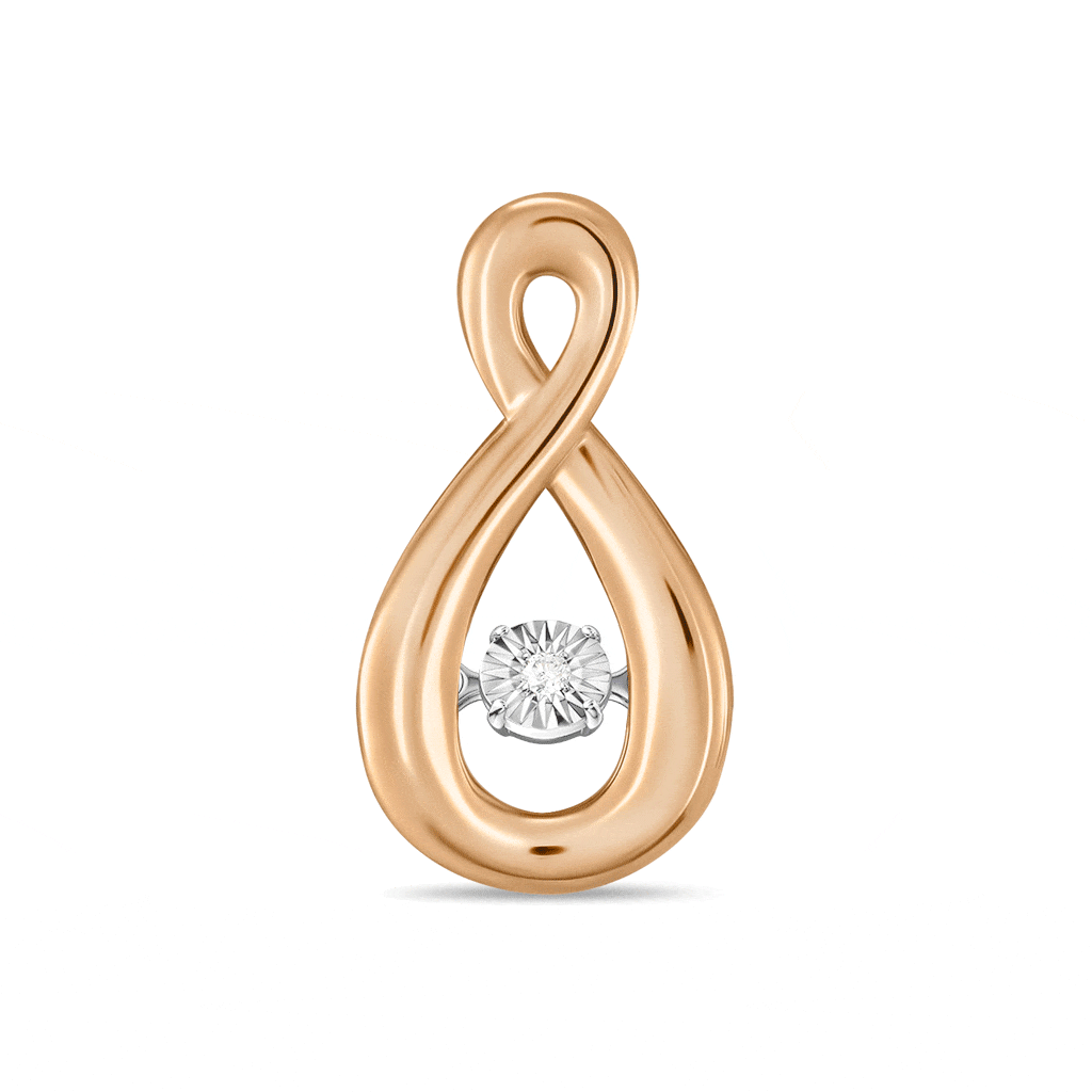 Подвеска с бриллиантом