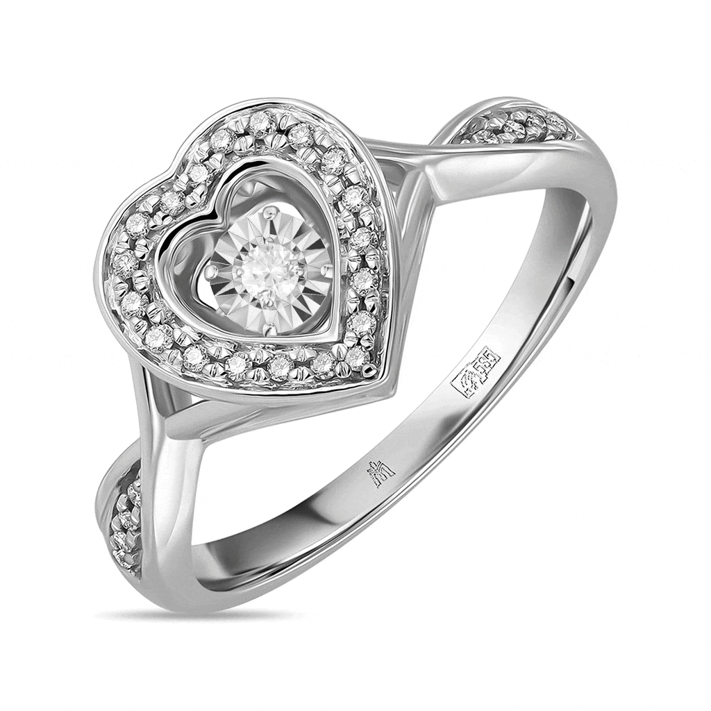 Кольцо с бриллиантами - фото 1