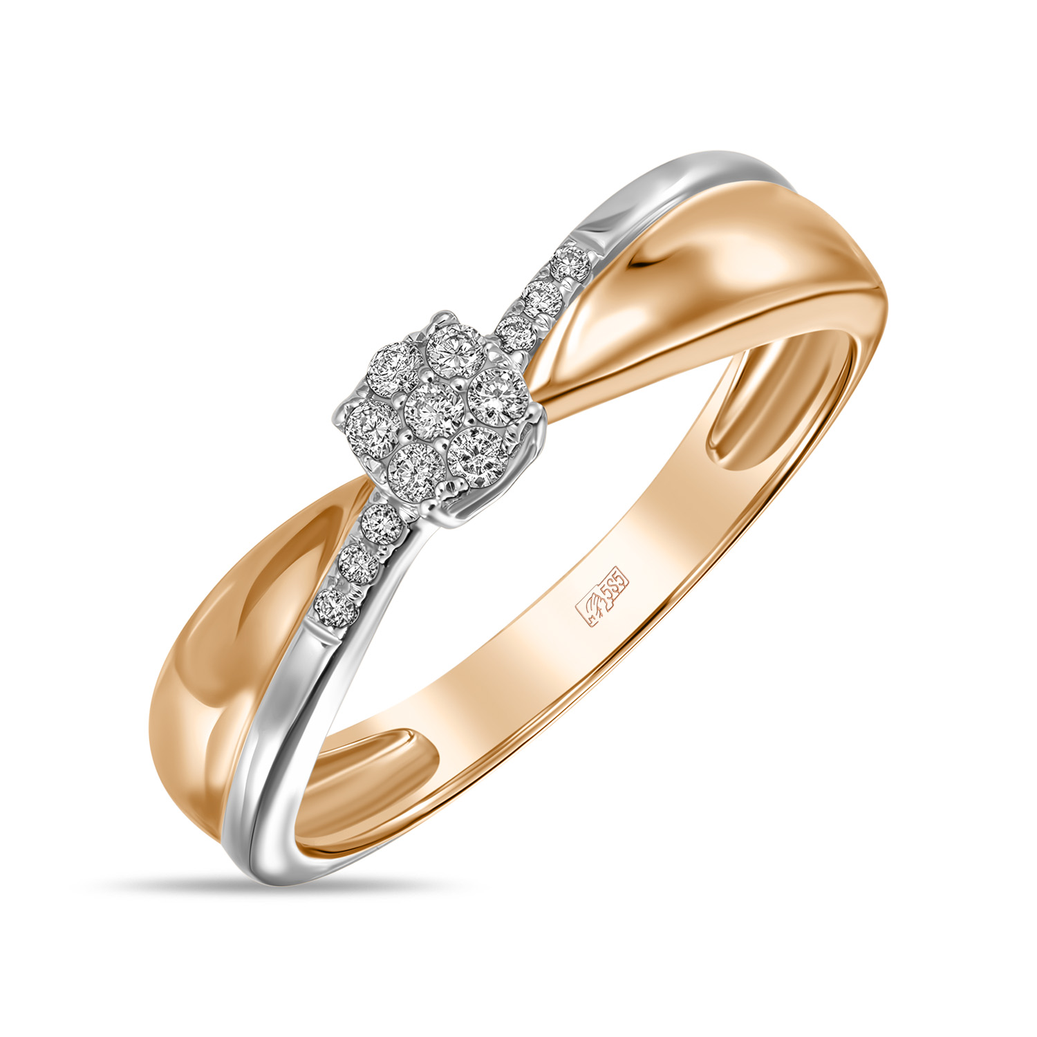 

Кольцо МЮ3, Кольцо с бриллиантами Артикул: R77-R59504