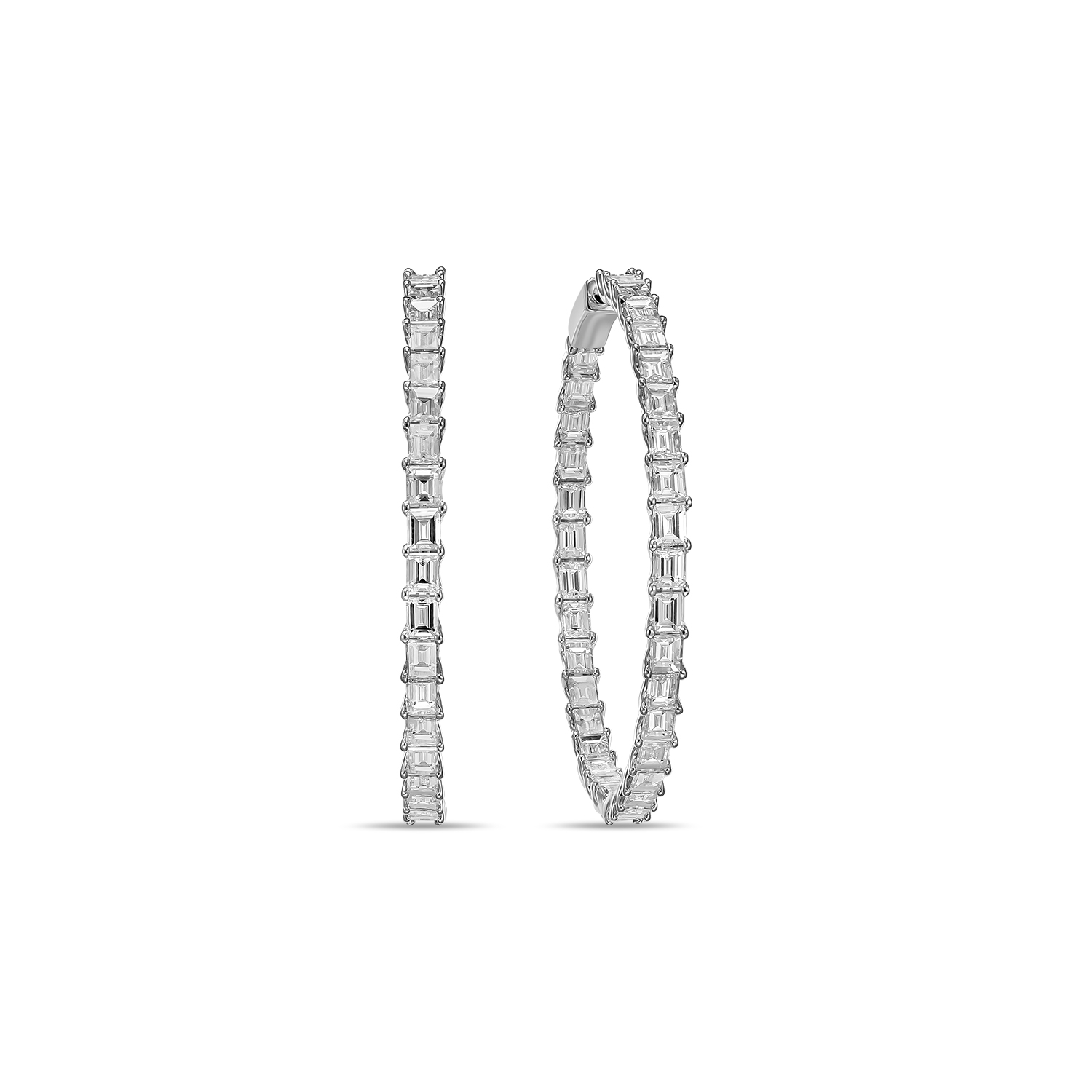 

Серьги с бриллиантами, Белый, Серьги с бриллиантами