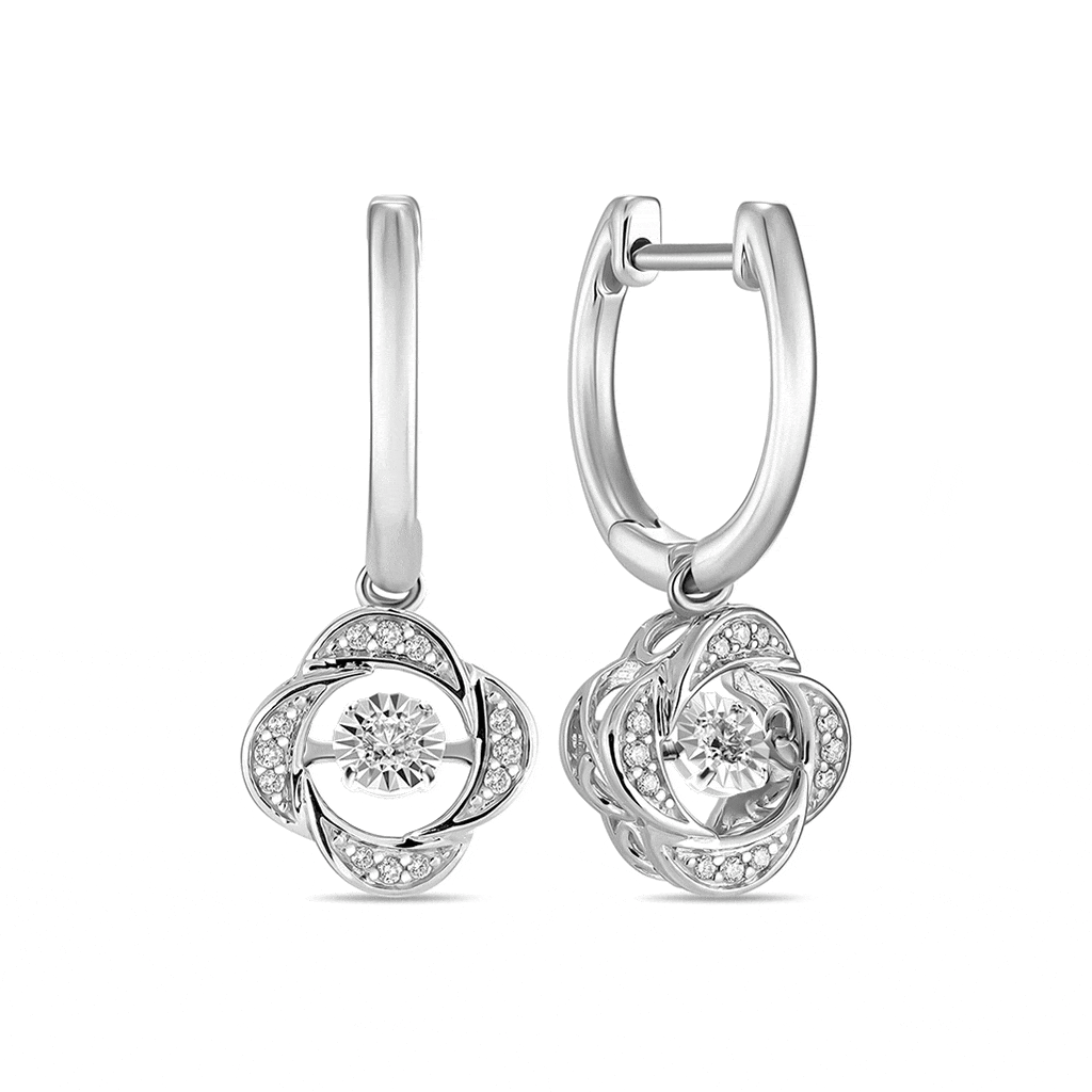 Серьги с бриллиантами