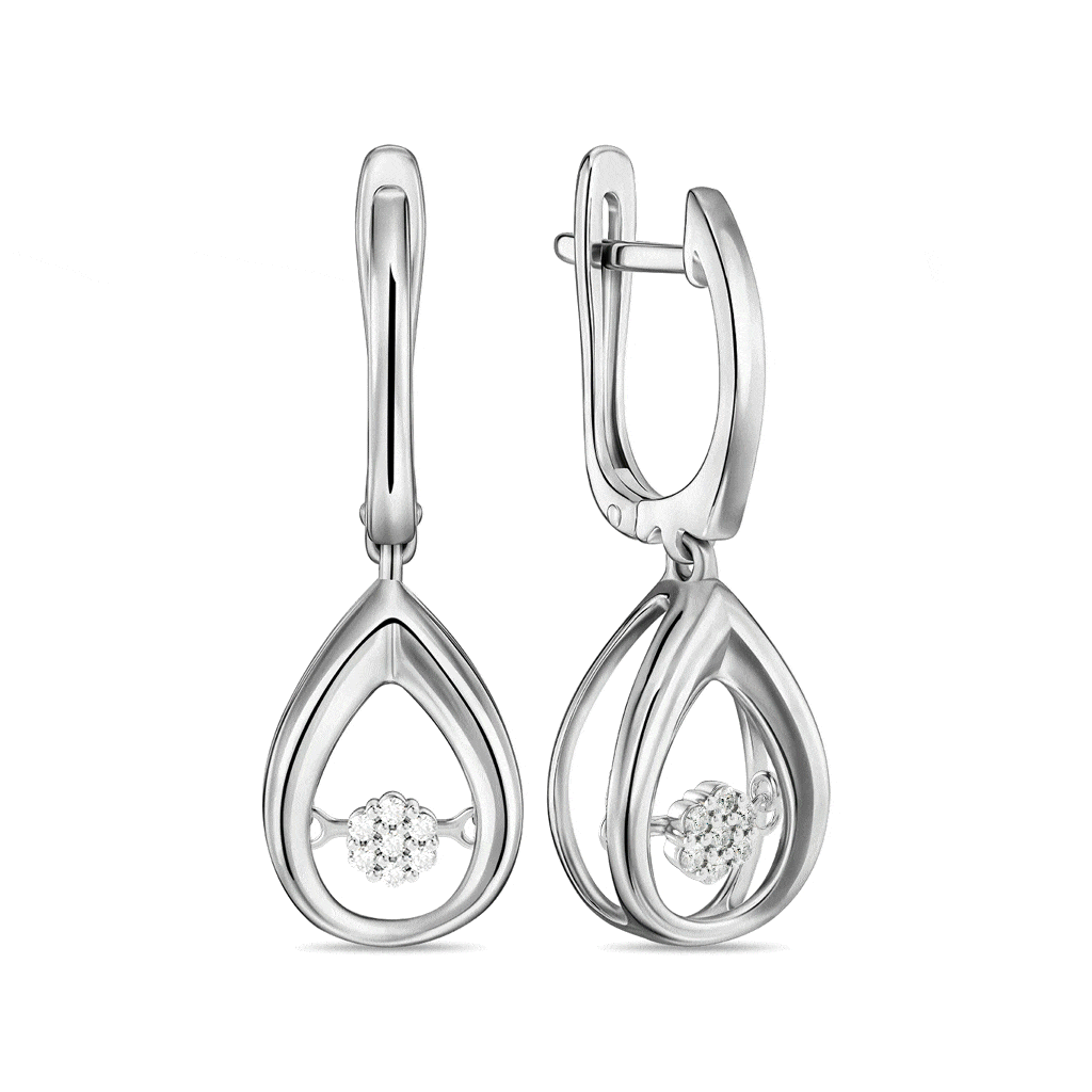 Серьги с бриллиантами