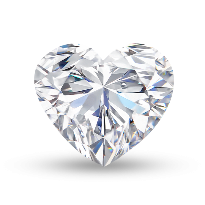 Выращенный бриллиант сердце огранка 4.17 карата - фото 1 Выращенный бриллиант сердце огранка 4.17 карата - фото 1