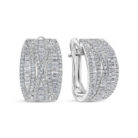 Серьги с бриллиантами - фото 1 Серьги с бриллиантами - фото 1