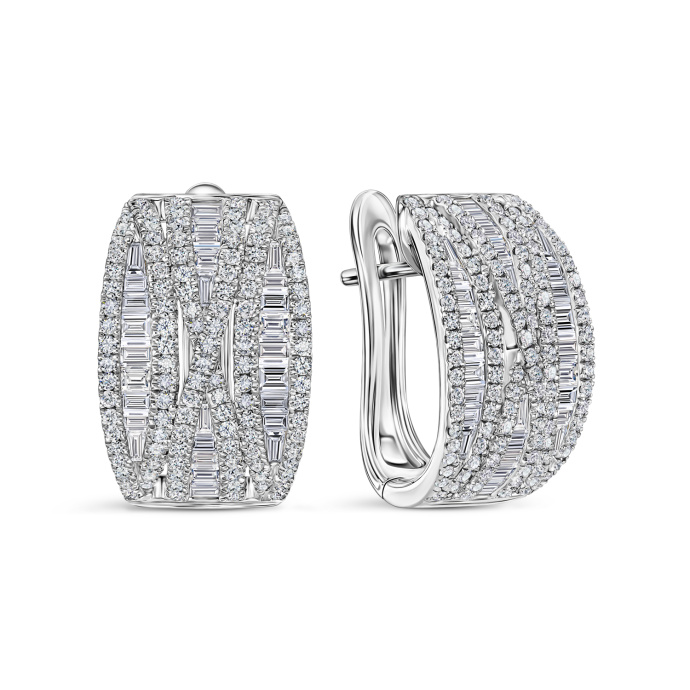 Серьги с бриллиантами - фото 1 Серьги с бриллиантами - фото 1