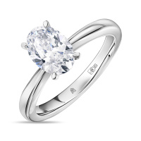 Кольцо с бриллиантом - фото 1