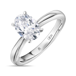 Кольцо с бриллиантом