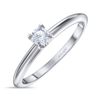 Кольцо с бриллиантом - фото 1 Кольцо с бриллиантом - фото 1