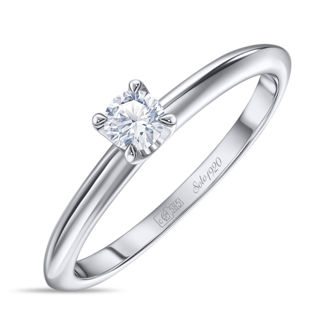 Кольцо с бриллиантом - фото 1 Кольцо с бриллиантом - фото 1