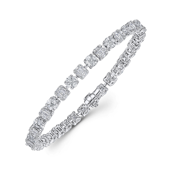 Браслет с бриллиантами - фото 1